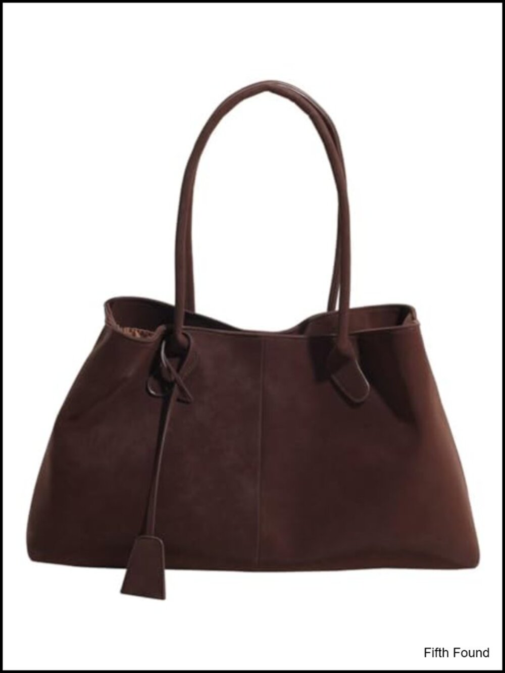 Faux Suede Slouchy Shoulder Bag Large Hobo Tote Magnetic Satchel